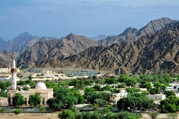 Discover the stunning landscapes of Masfoot and Hatta with lush date palms and rugged mountains. Dive into local culture at Hatta Heritage Village and explore the wonders of honey production.
